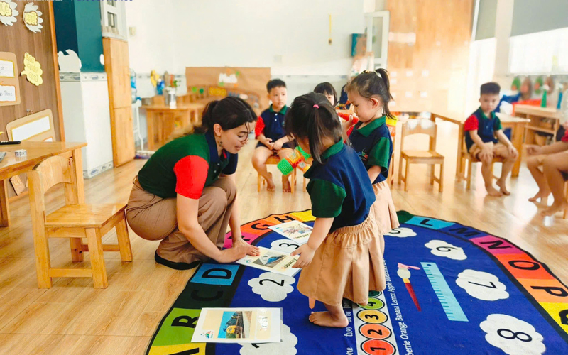 Kids in pre-primary class at Global Star Talents
